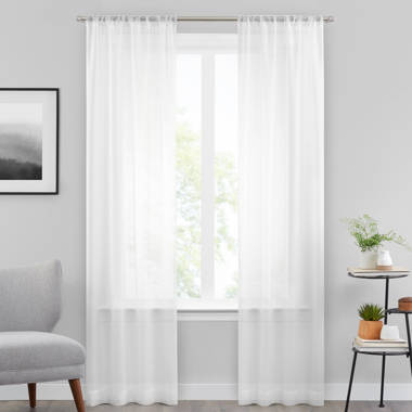 Beatrice Polyester Sheer Curtain Pair Wayfair